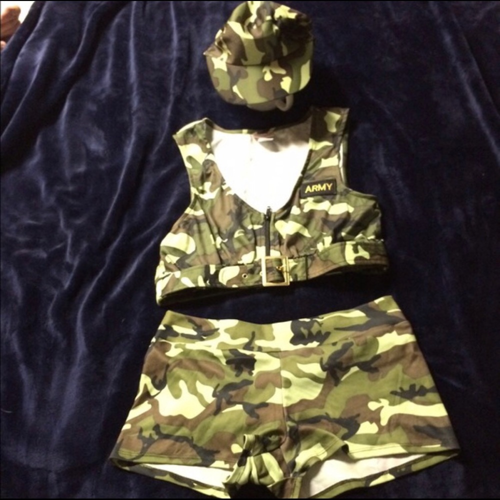Sexy army girl costume